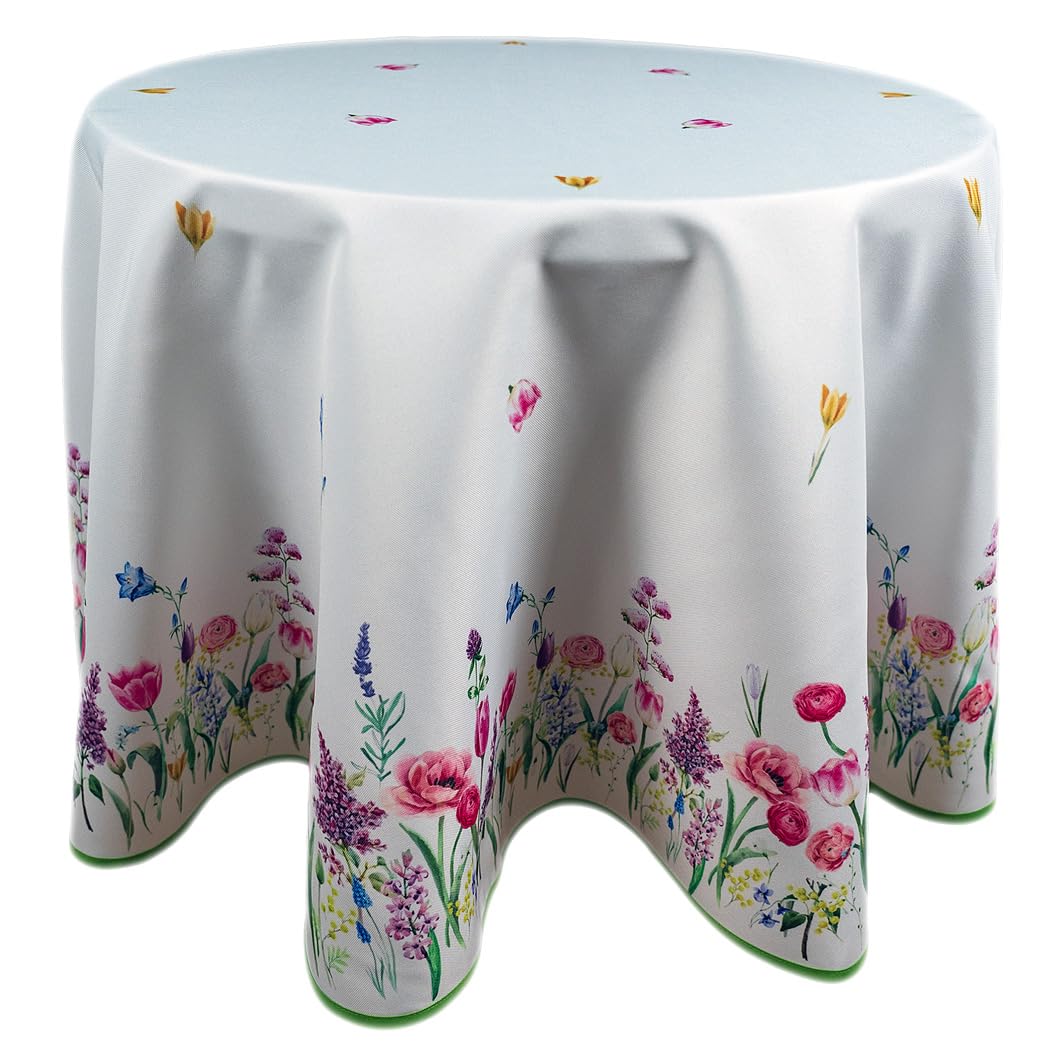 Texpot nappe ronde 150 cm prairie printanière polyester