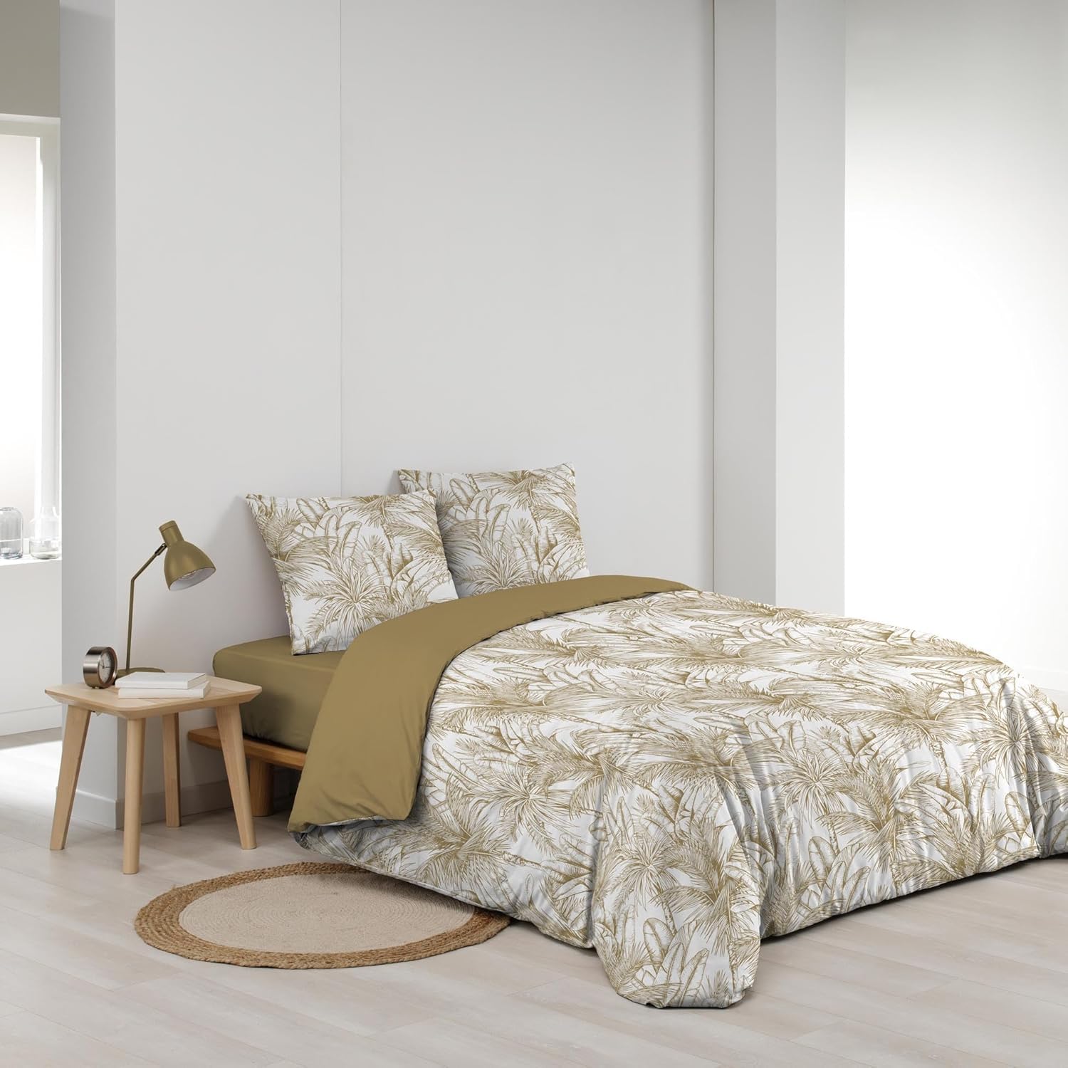 Promo Linge Dune Parure de Lit 220x240 cm Microfibre
