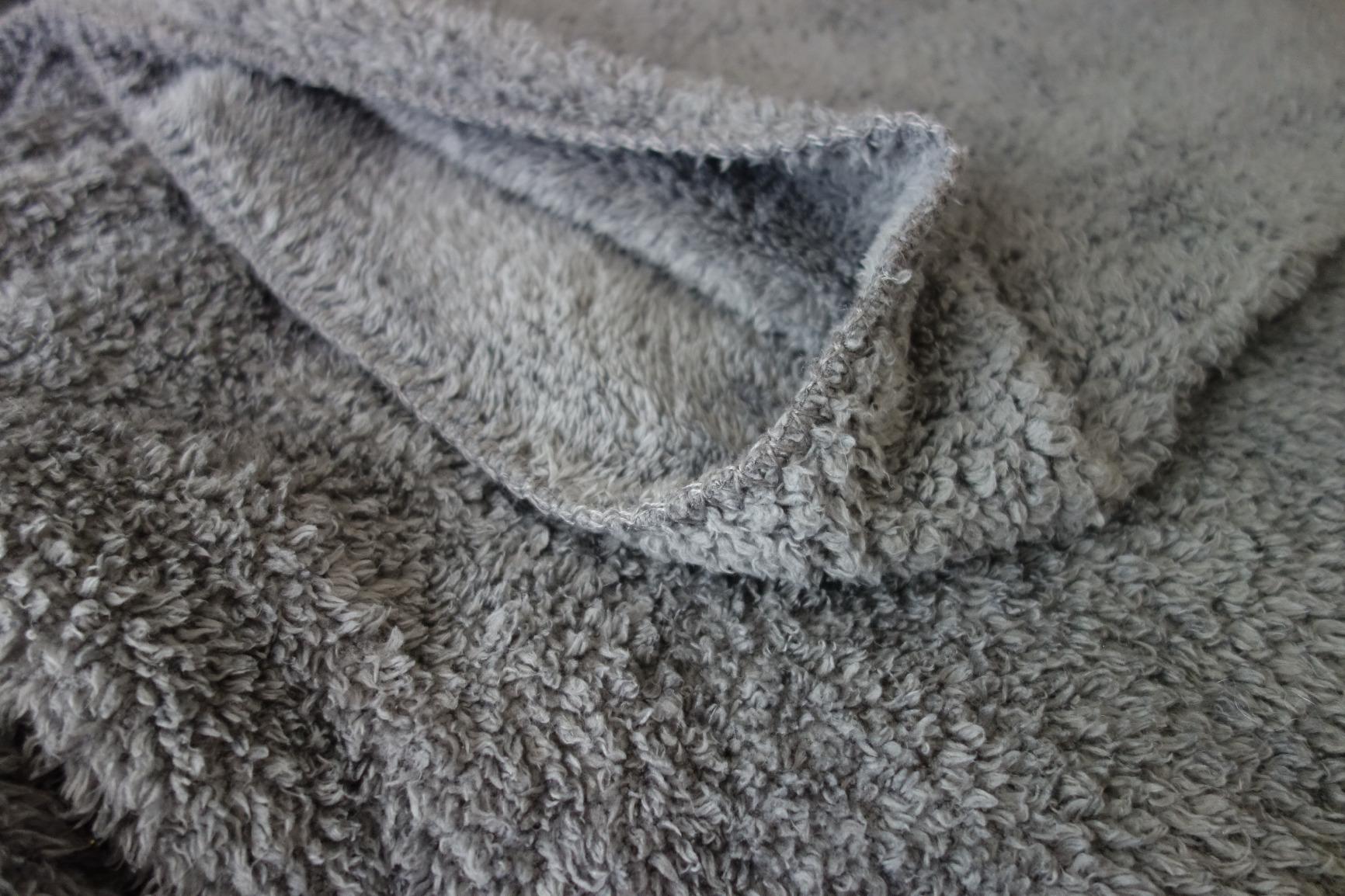 Snug Snug-Rug Sherpa Throw Blanket plaid marron chocolat 127x178