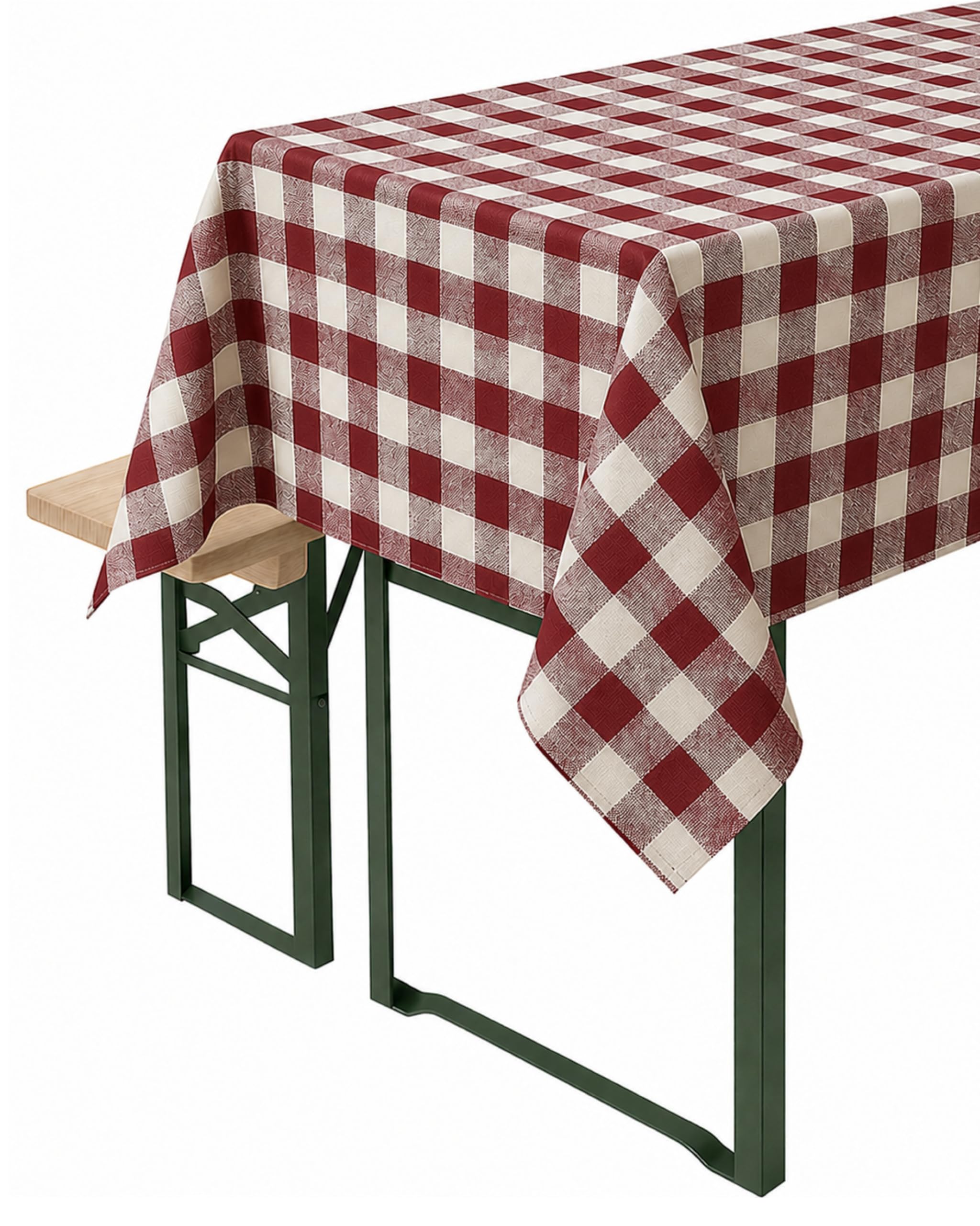 TEXPOT Servietten lot 6 serviettes 60x60 rubis coton
