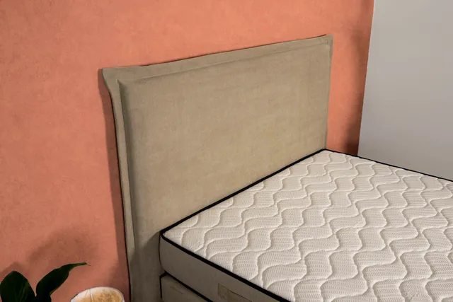 Abadie Balata tête de lit tissu 120 cm housse amovible