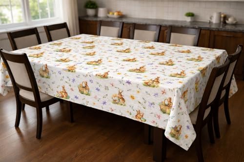 TEXPOT Gartentischdecken Pâques toile cirée 340x140 cm PVC