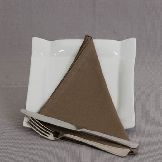 Coucke Cuisine Serviette de table 45x45 pur coton unie