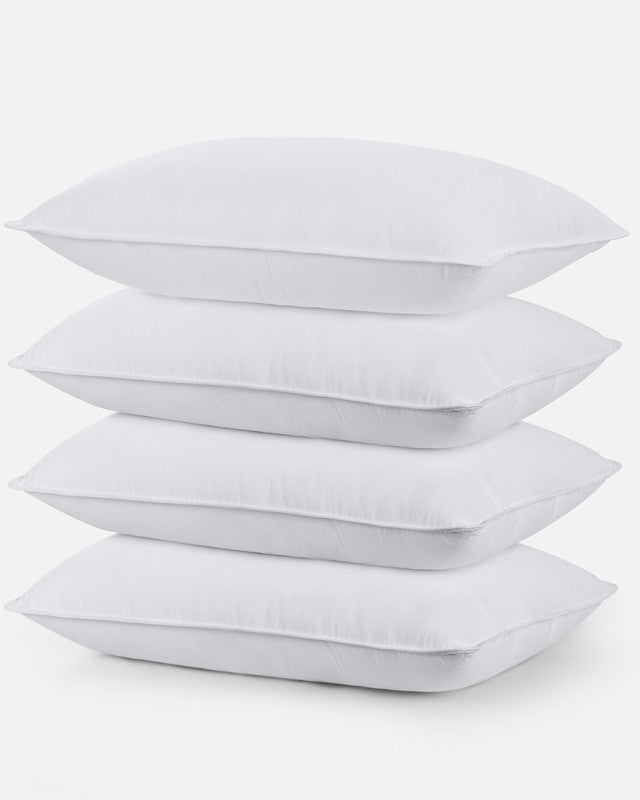 Utopia Bedding Pillows oreiller microfibre Queen blanc lot 4