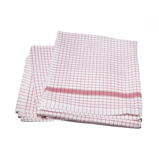 Gaufrex torchon coton carreaux 50x70 lot 6