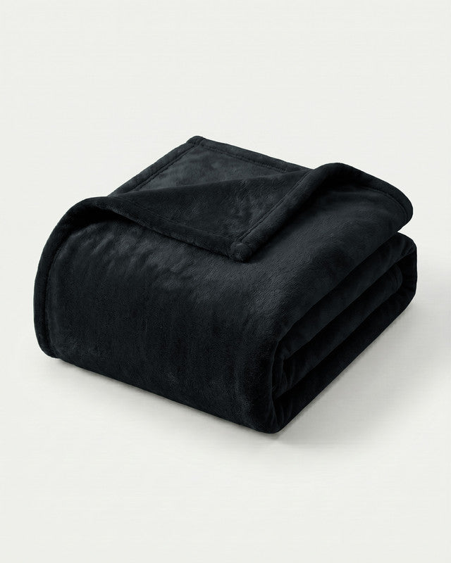 Utopia Bedding Blankets Fleece couverture polaire gris Full