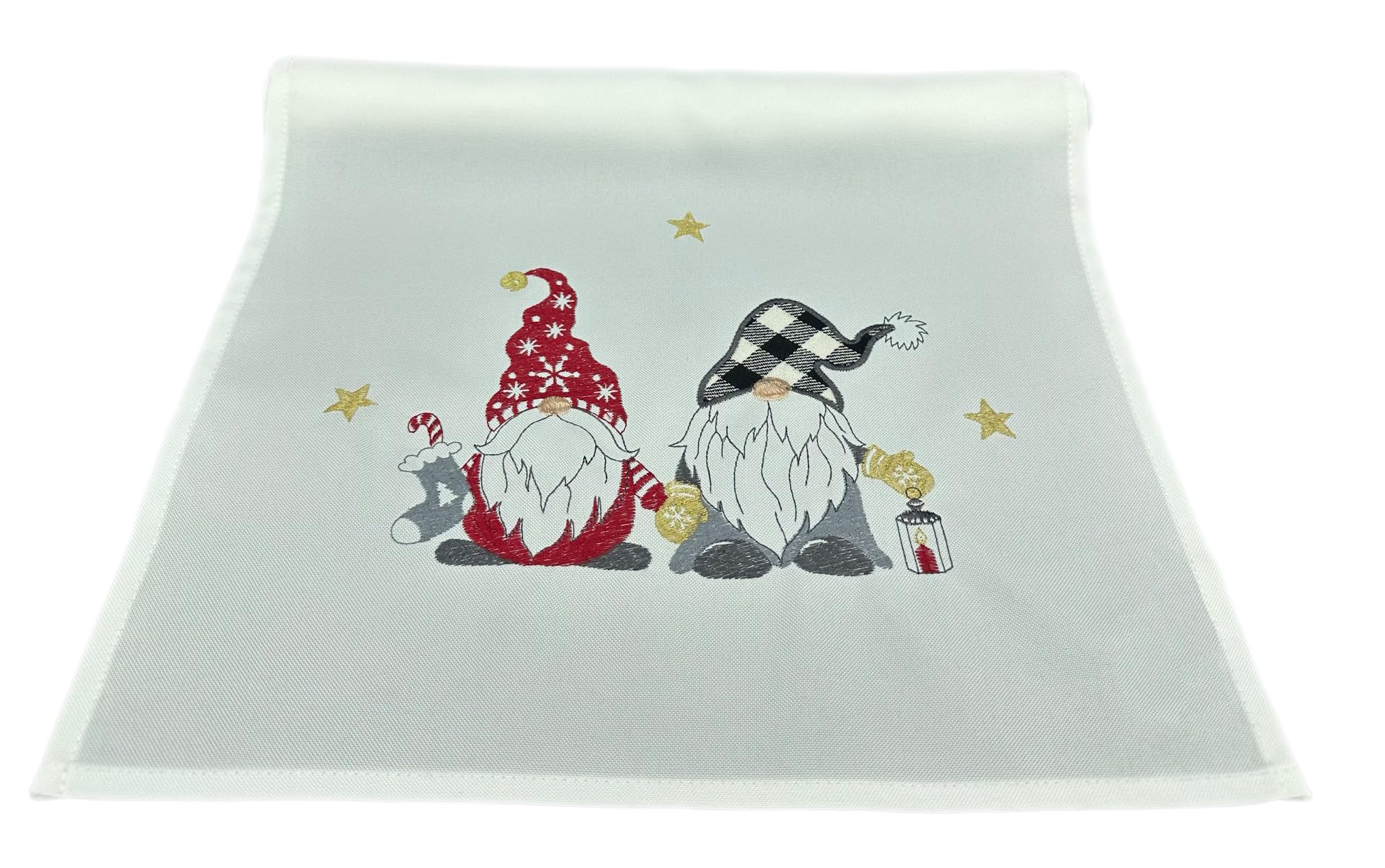 TEXPOT Tischläufer Chemin de table Noël 40x85 écru lutin