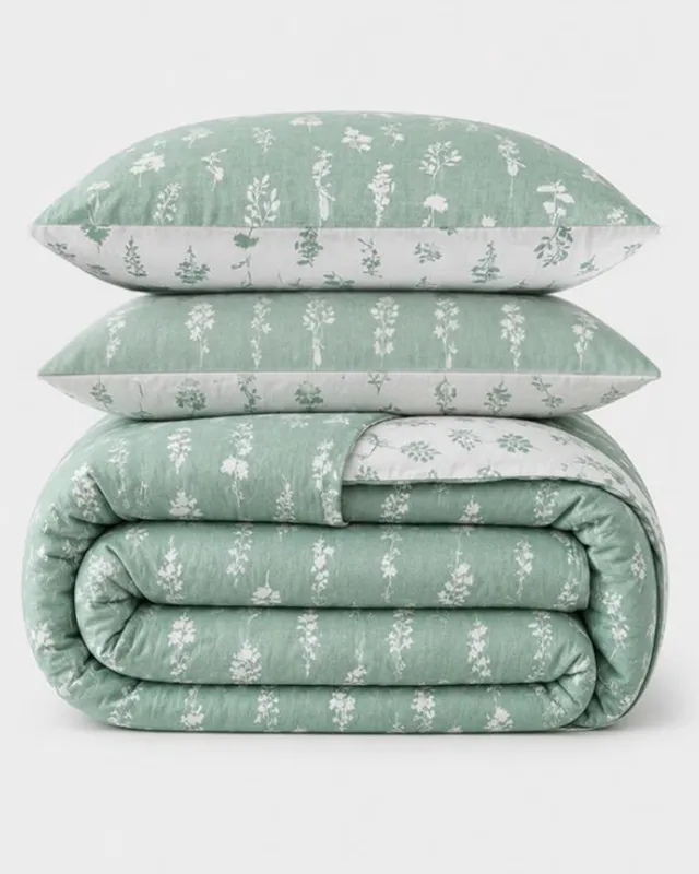 Utopia Bedding Comforters Parure couette Queen grise 3p