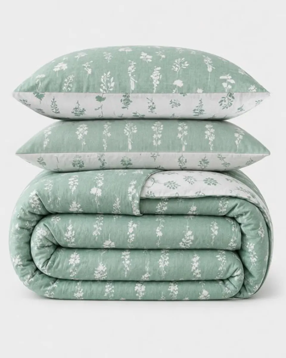 Utopia Bedding Comforters Parure couette Queen grise 3p