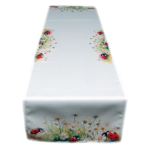Texpot Tischdecken nappe carrée coccinelles 85x85 cm