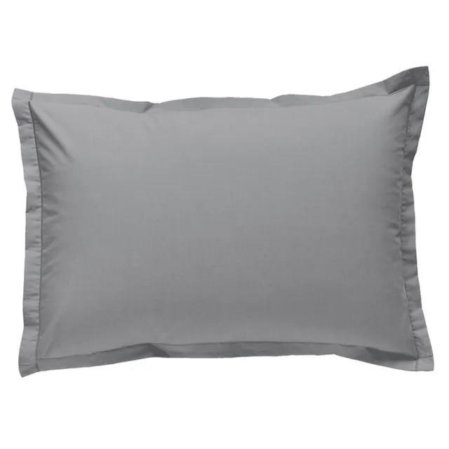 Lingorama Taie doreiller 50x70 percale coton blanc