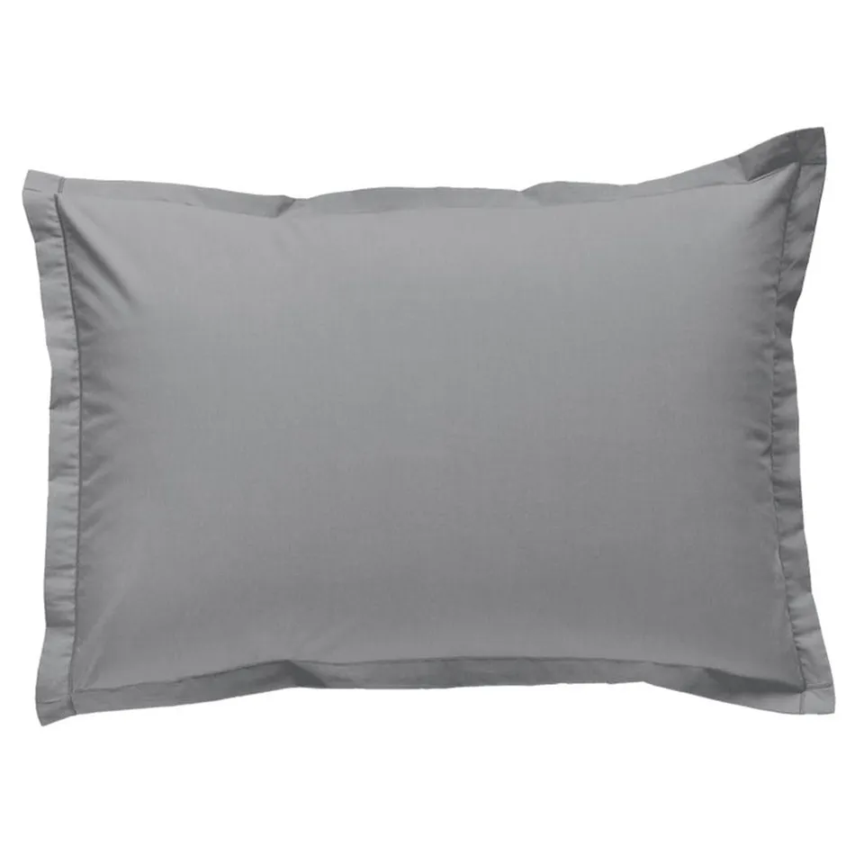 Lingorama Taie doreiller 50x70 percale coton blanc