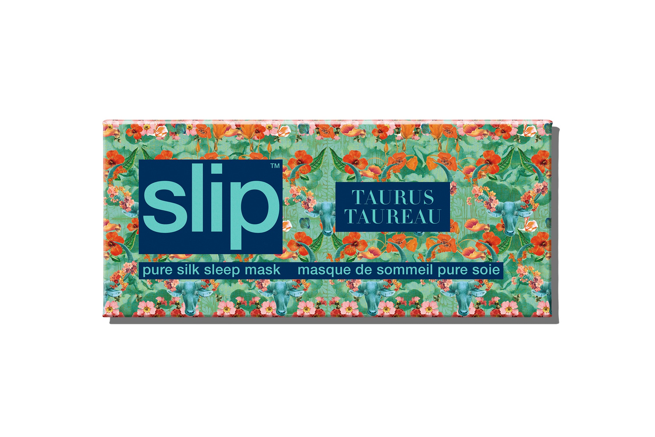 Slip Zodiac Taurus masque sommeil soie signe taureau