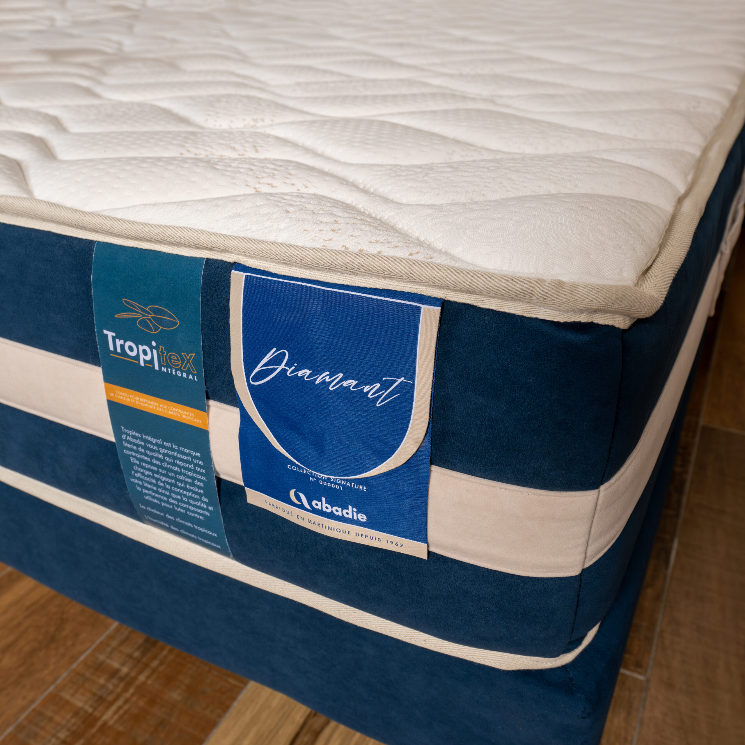 Abadie Signature Diamant Matelas Hybride Moelleux 27 cm