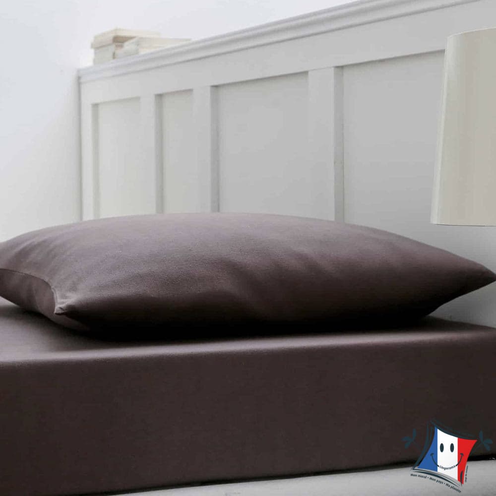 Lingorama drap-housse extensible jersey coton uni bonnet 40