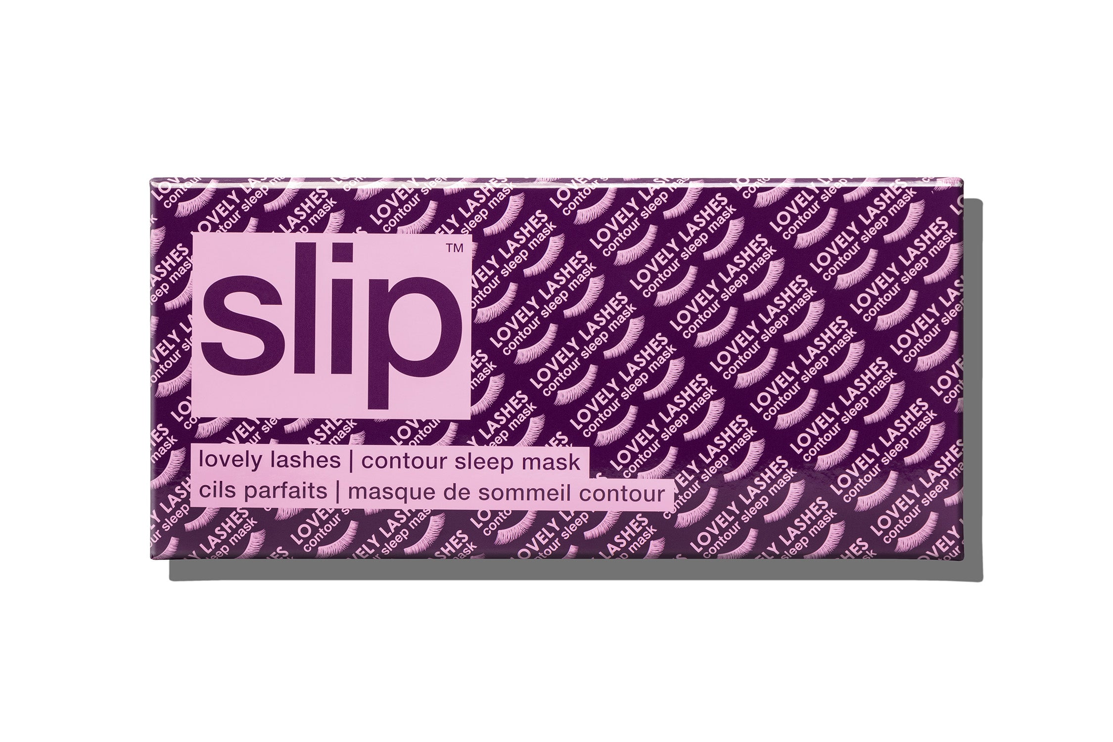 Slip Contour Sleep Mask masque nuit raisin soie cils