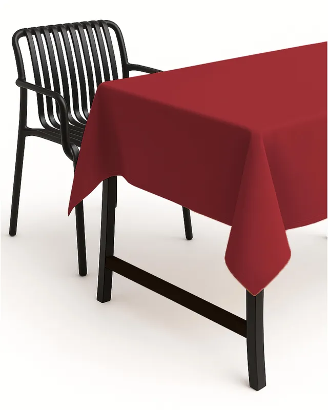 TEXPOT Gartentischdecken nappe 110x160 cm rouge anti-taches