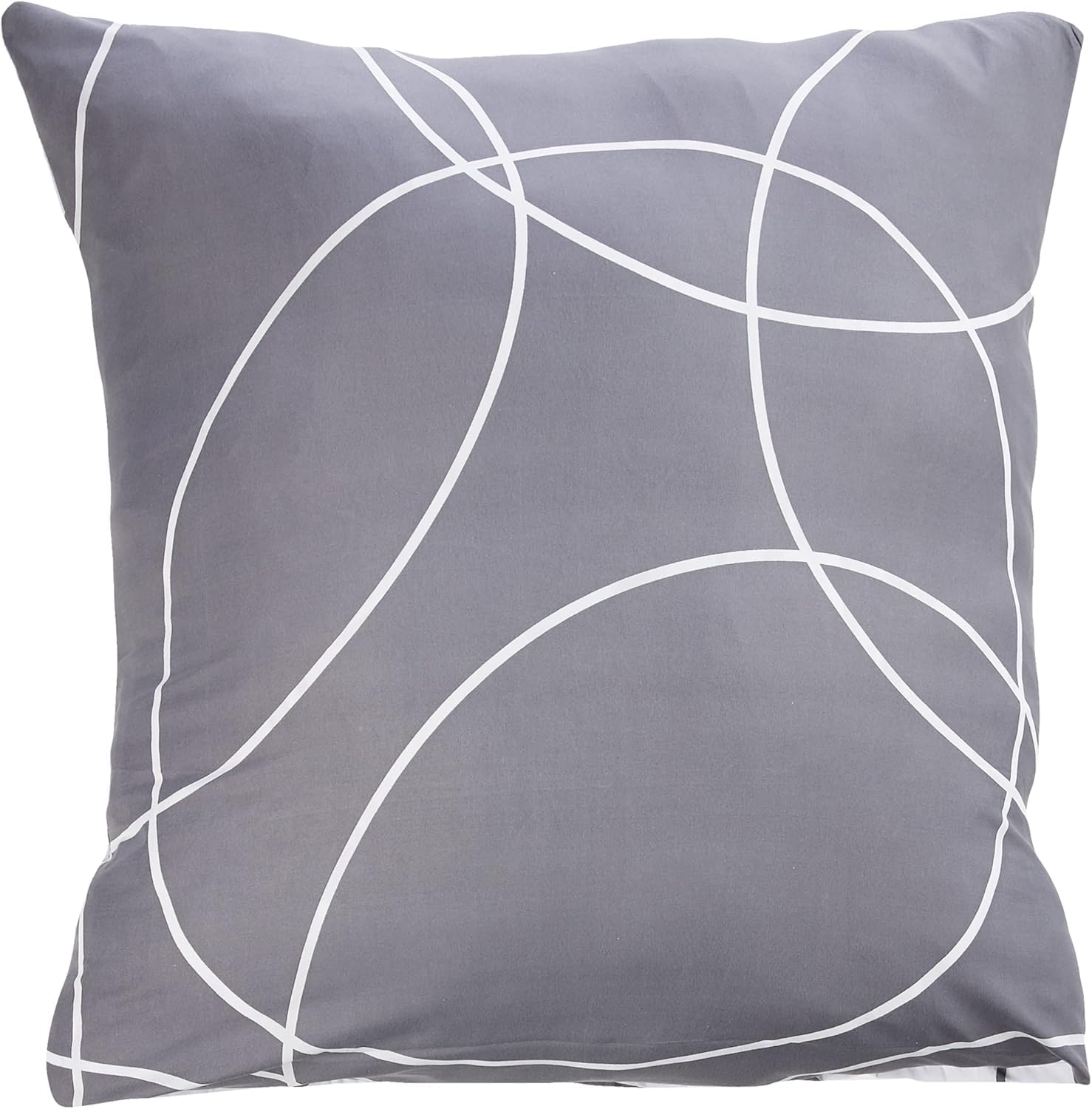 Promo Linge Elton parure de lit 140x200 cm microfibre imprimée
