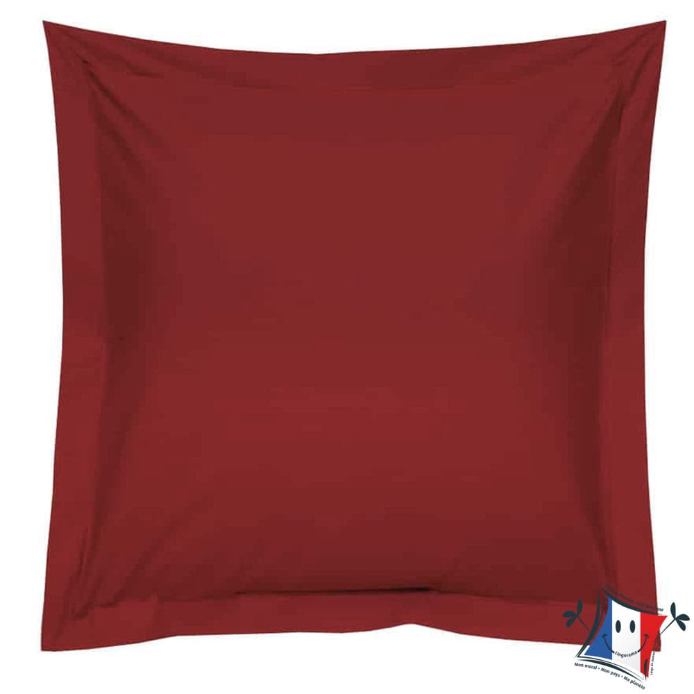 Lingorama taie oreiller 65x65 percale coton 80 fils unie