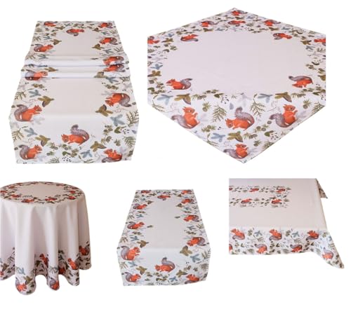 TEXPOT Tischläufer chemin de table 40x140 cm écureuil