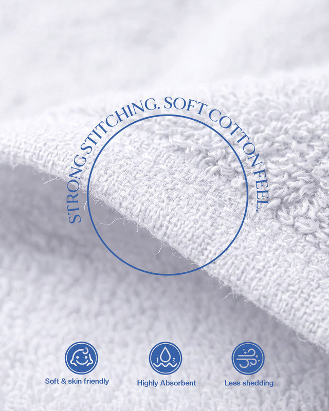 Utopia Bedding Towels gants coton blanc 30x30 cm lot 24