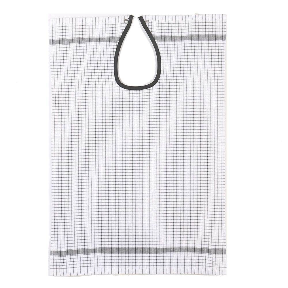 Gaufrex Bavoir adulte carreaux pur coton 50x80