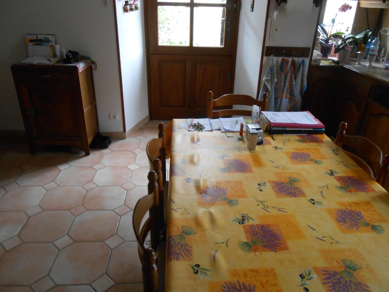 Promo Linge Bulgomme protège table vert 140x350 cm