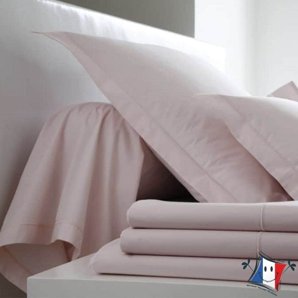 Lingorama drap plat percale coton uni 180x290