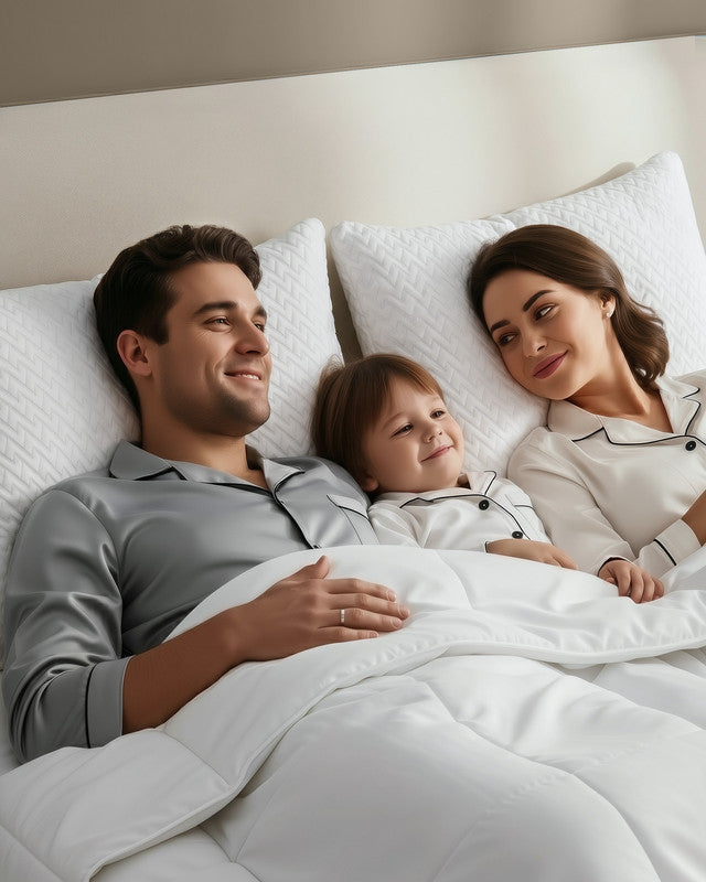 Utopia Bedding Pillows oreiller mémoire Queen blanc frais