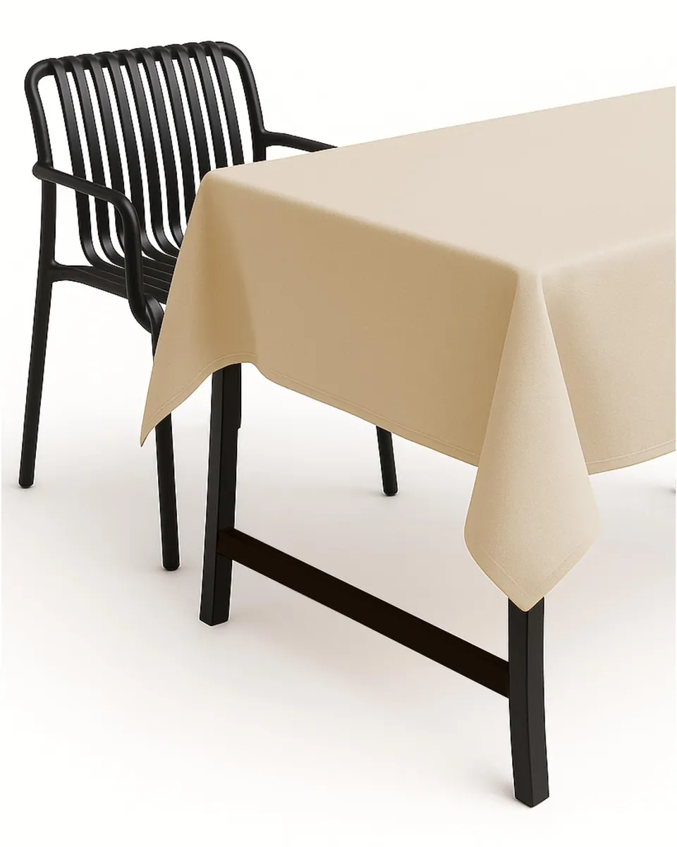 Texpot Gartentischdecken nappe écrue 90x90 cm polyester