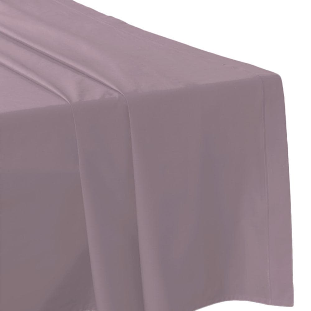 Lingorama drap plat percale 240x300 uni coton blanc