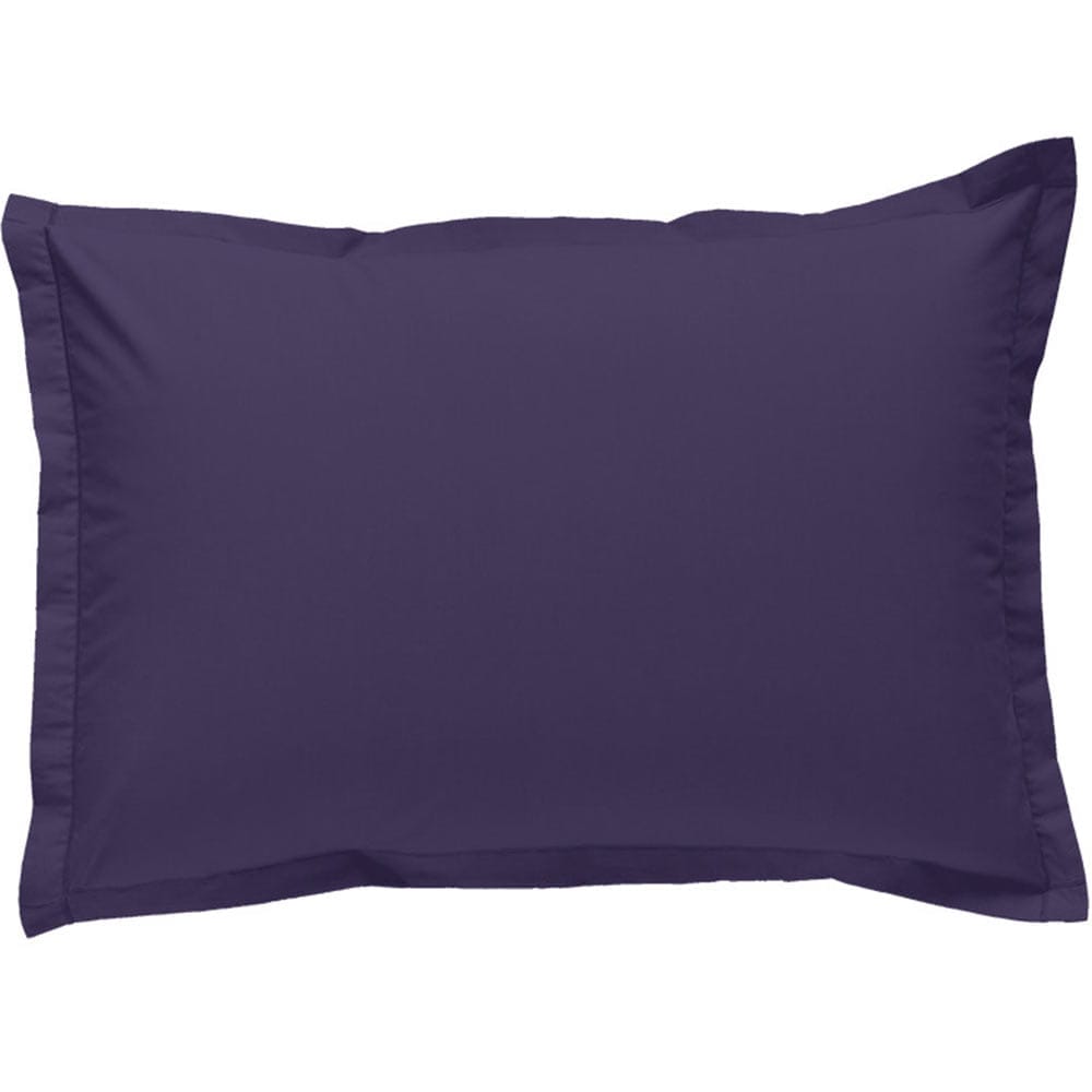 Lingorama Taie doreiller 50x70 percale coton blanc