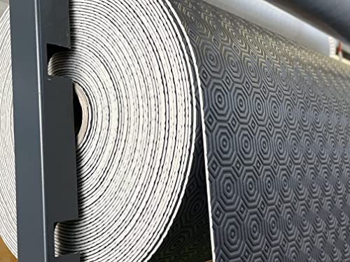 Promo Linge Sous-nappe Bulgomme Anthracite 140x100