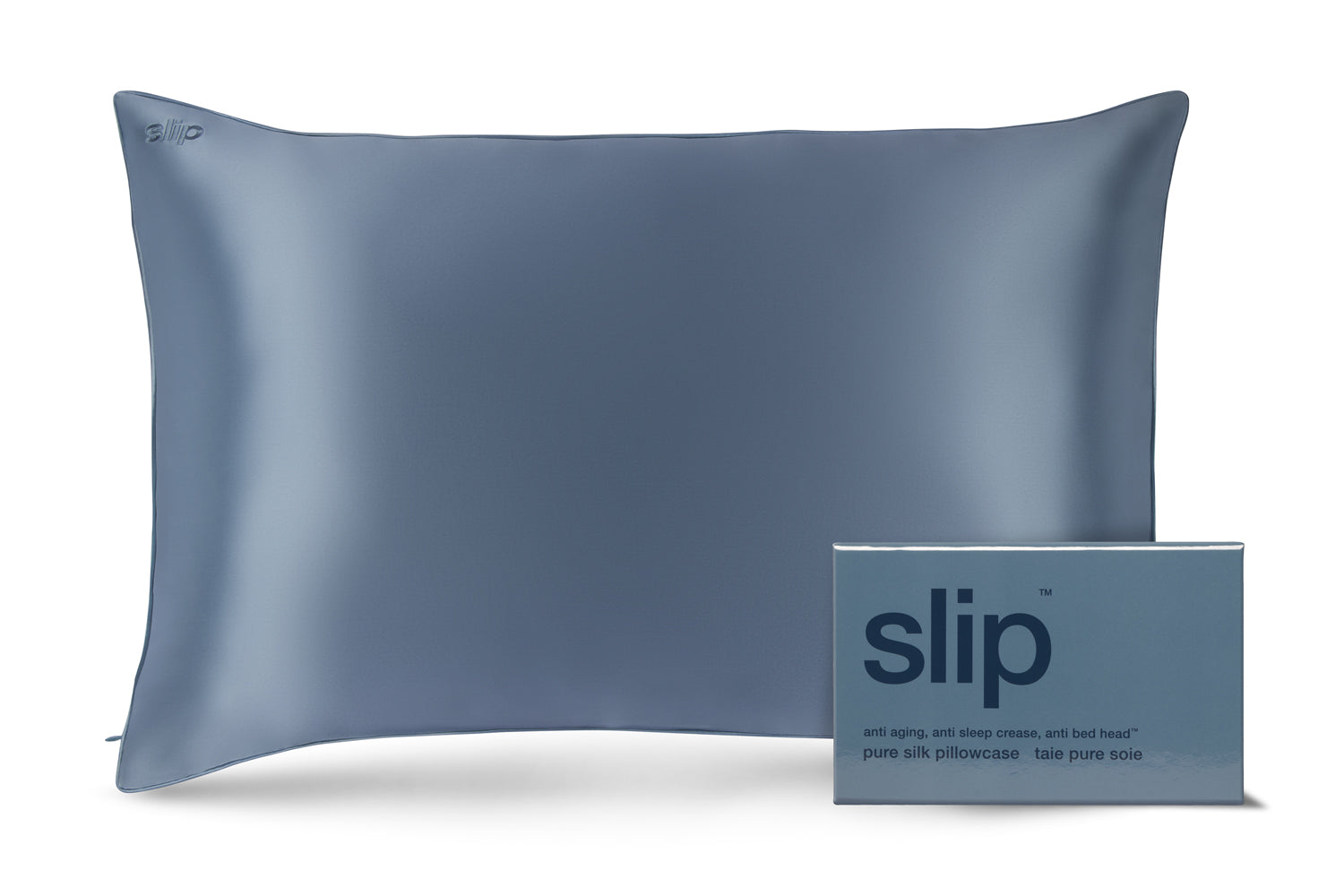 Slip Queen Zippered Pillowcase taie oreiller soie Bay 51x76