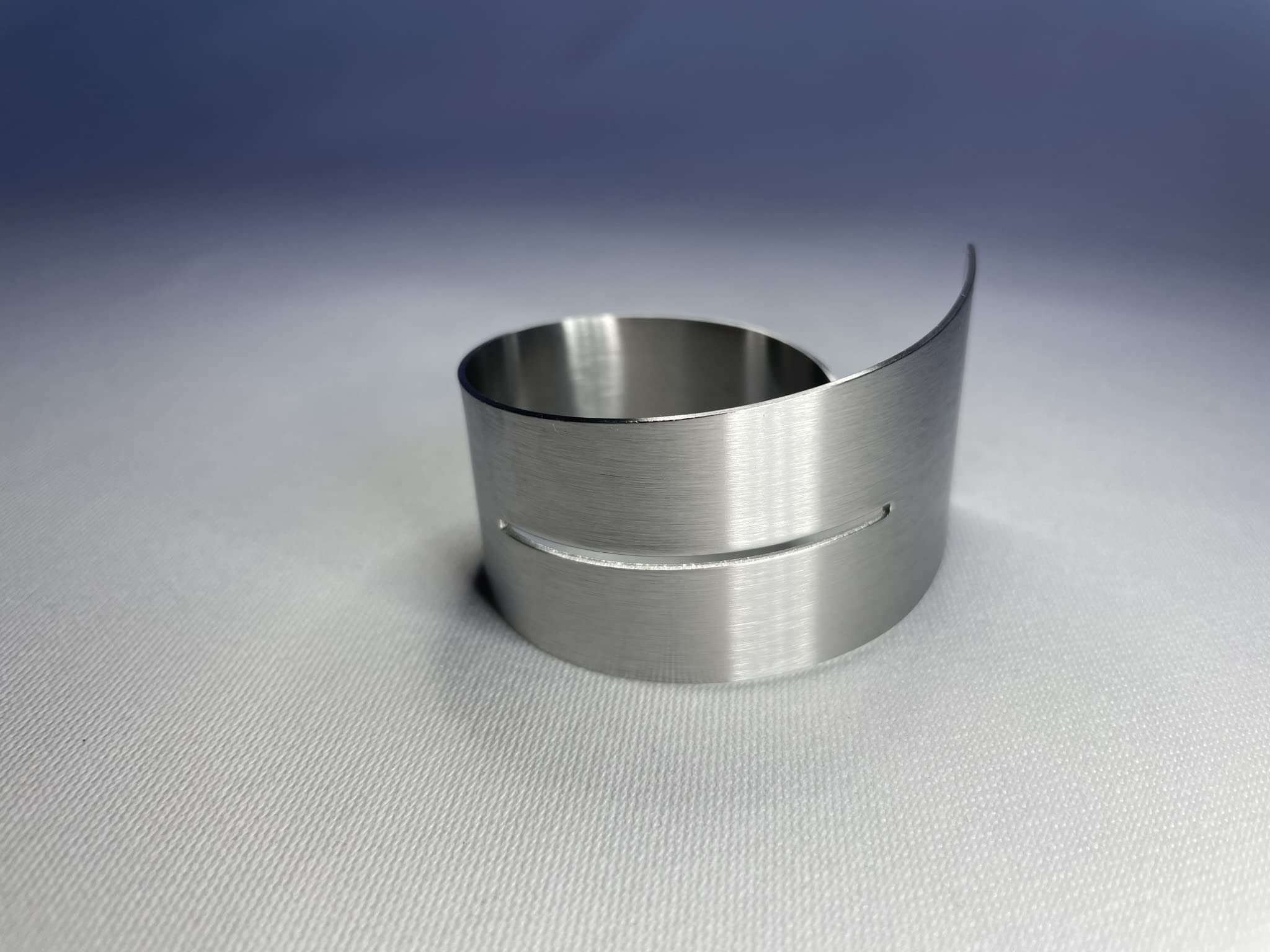 Texpot Serviettenringe ronds serviette inox fente lot 6