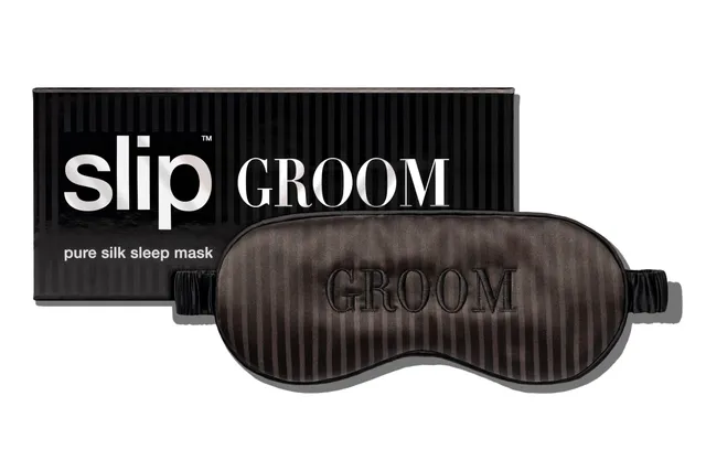 Slip Sleep Mask masque de nuit soie Groom noir
