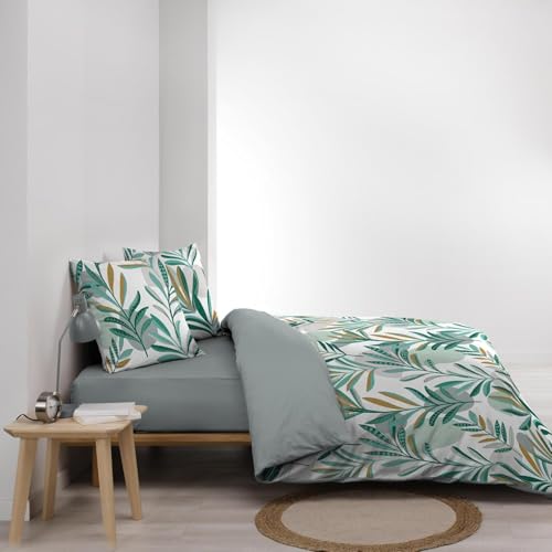 Promo Linge Louna parure de lit 220x240 cm microfibre imprimée