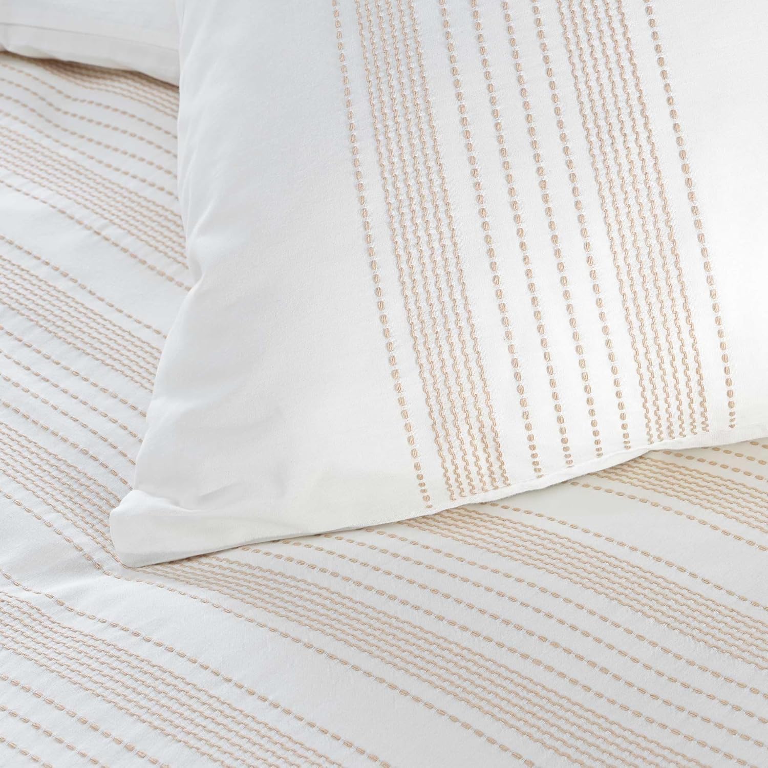 Promo Linge Opera parure lit coton 240x220 cm 3 pièces