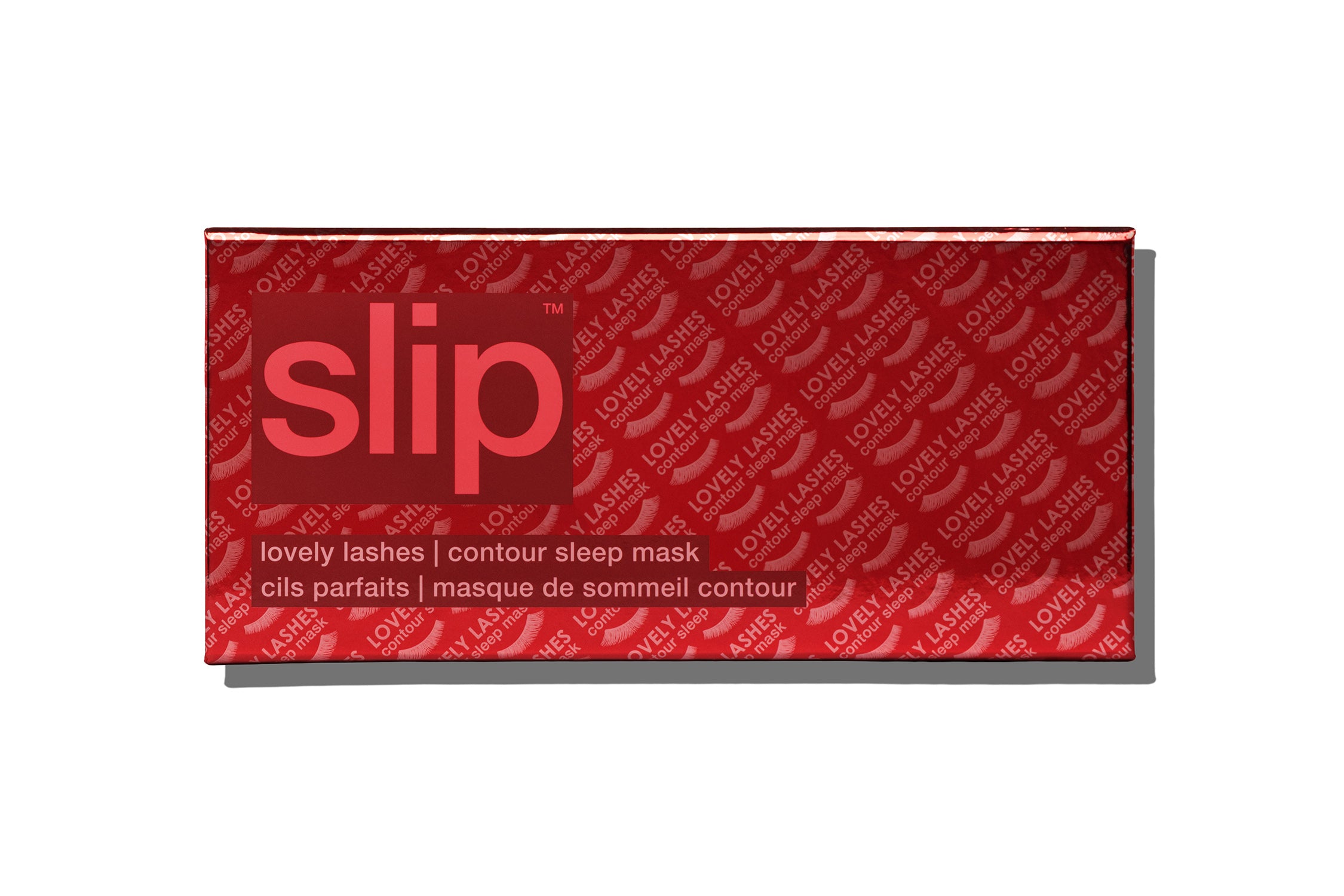 Slip Contour Sleep Mask masque soie scarlet
