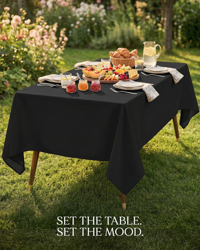 Utopia Bedding Table Linen nappe polyester blanc 60x84