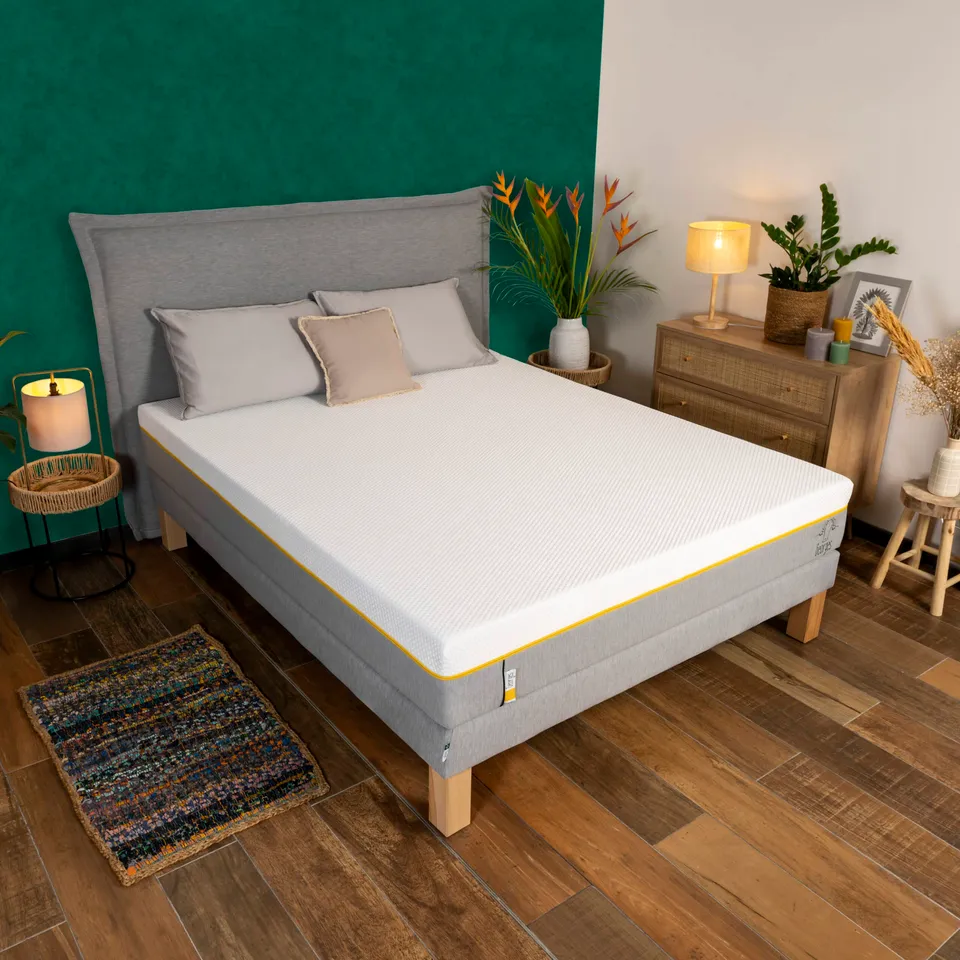 ABADIE Georges Le Jaune matelas hybride ferme 25 cm