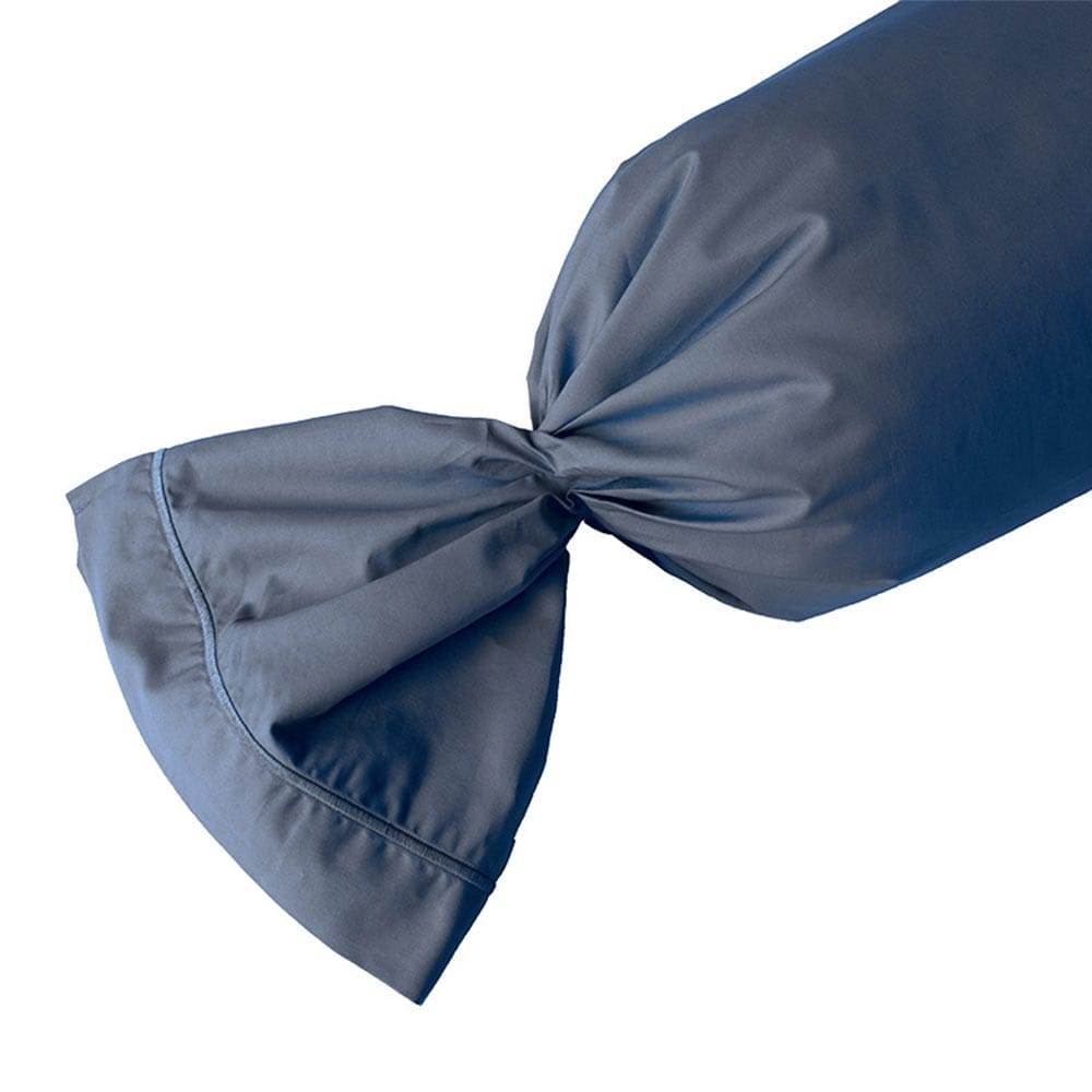 Lingorama 45x190 taie de traversin percale coton blanche