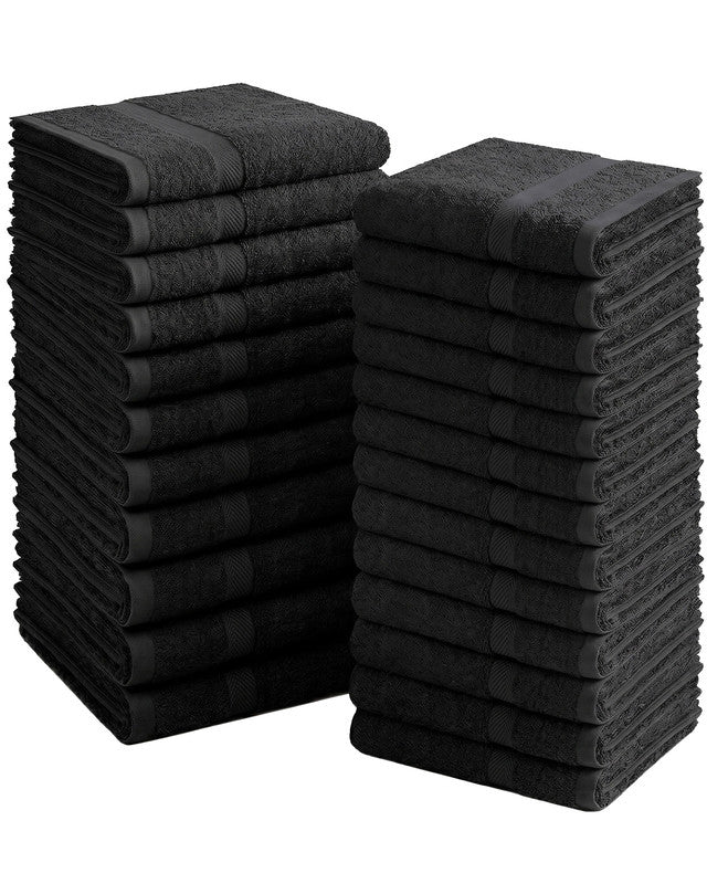 Utopia Bedding Towels Salon serviette coton blanc lot 24