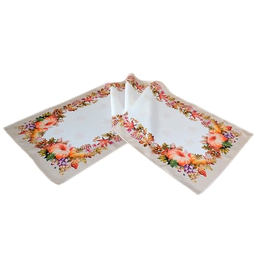 TEXPOT Tischdecken nappe 85x85 cm renard automne polyester