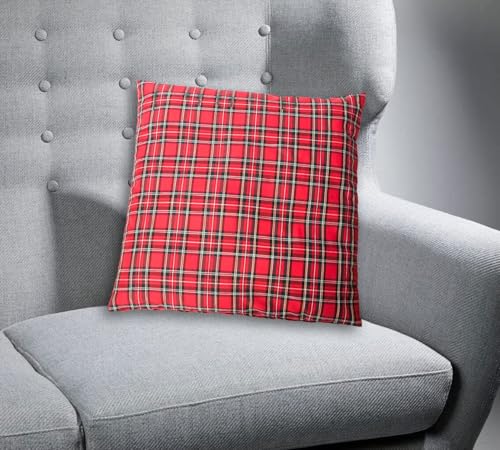 TEXPOT Kissenhüllen housse coussin 80x80 cm tartan écossais