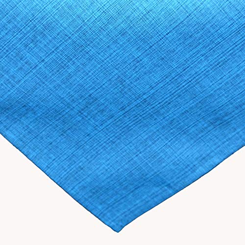 TEXPOT Gartentischdecken nappe extérieur turquoise 90x90 cm