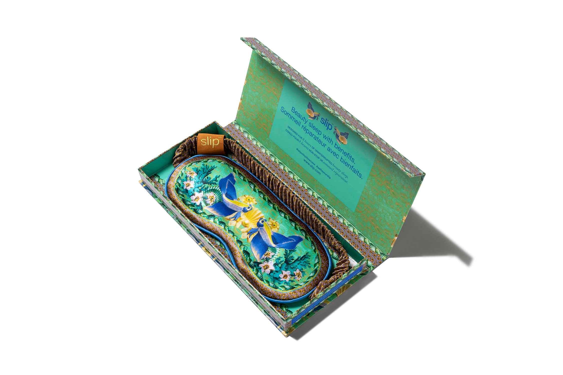 Slip Zodiac Pisces masque de nuit soie poisson