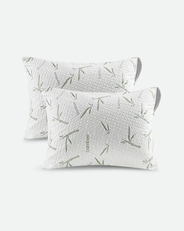Utopia Bedding Pillows protège-oreiller bambou imperméable Standard blanc