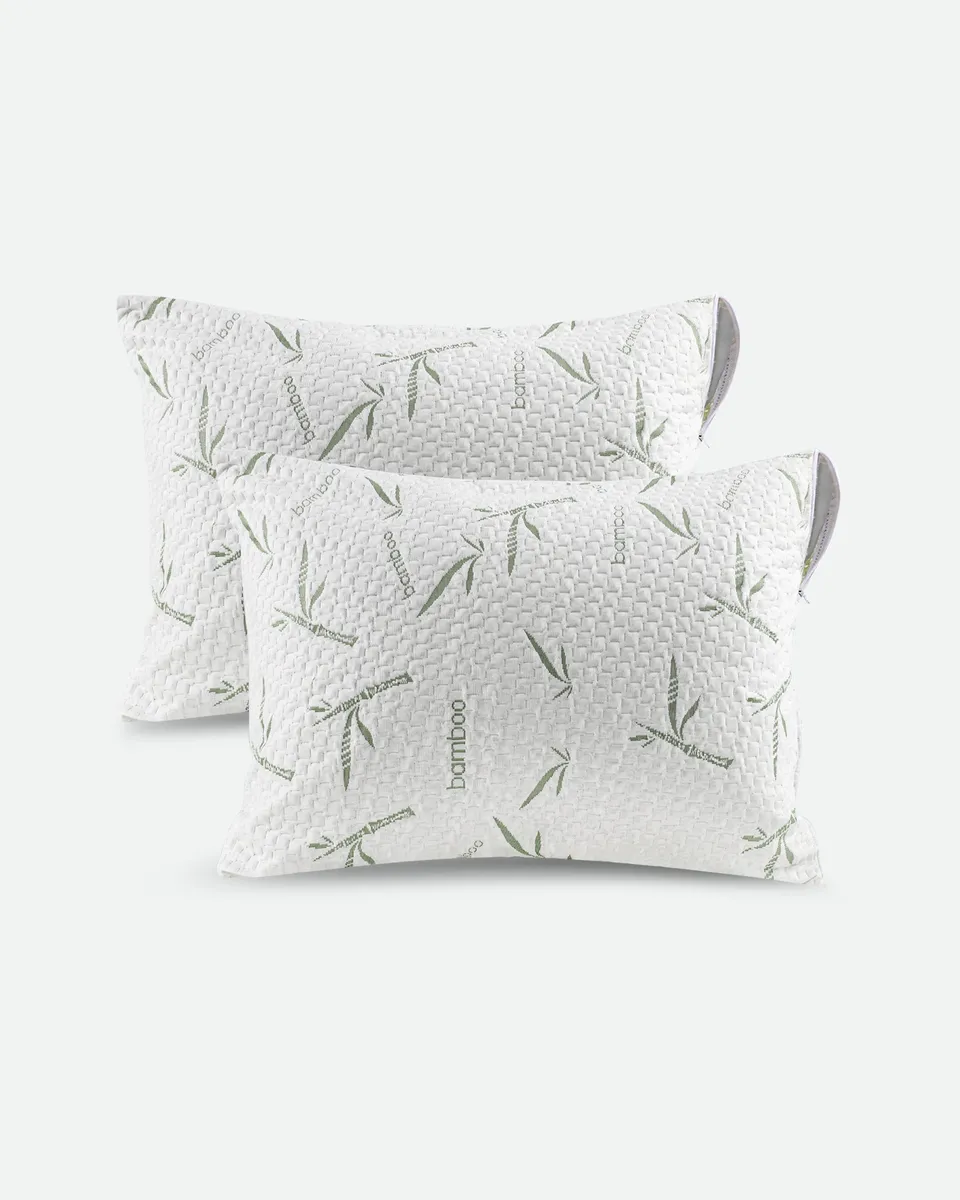 Utopia Bedding Pillows protège-oreiller bambou imperméable Standard blanc