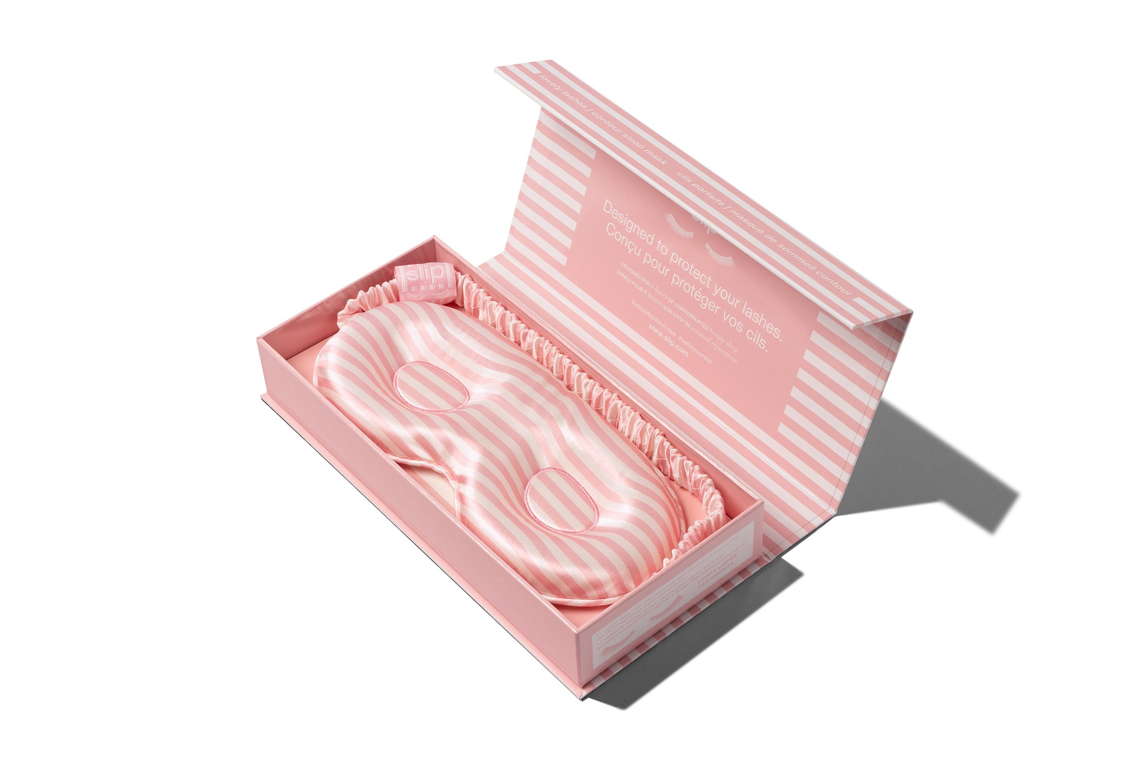 Slip Contour Masque de Nuit Rose Fairy Floss Soie